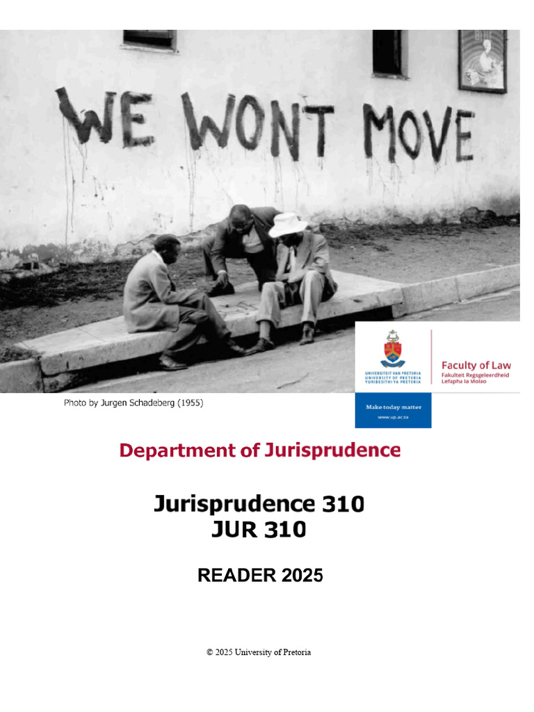 JUR 310 2025 Reader | PDF | Rule Of Law | Colonialism