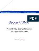 Optical CDMA: Presented By: George Partasides
