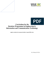 Curriculum For The Bachelor Programme in Engineering in Information and Communication Technology