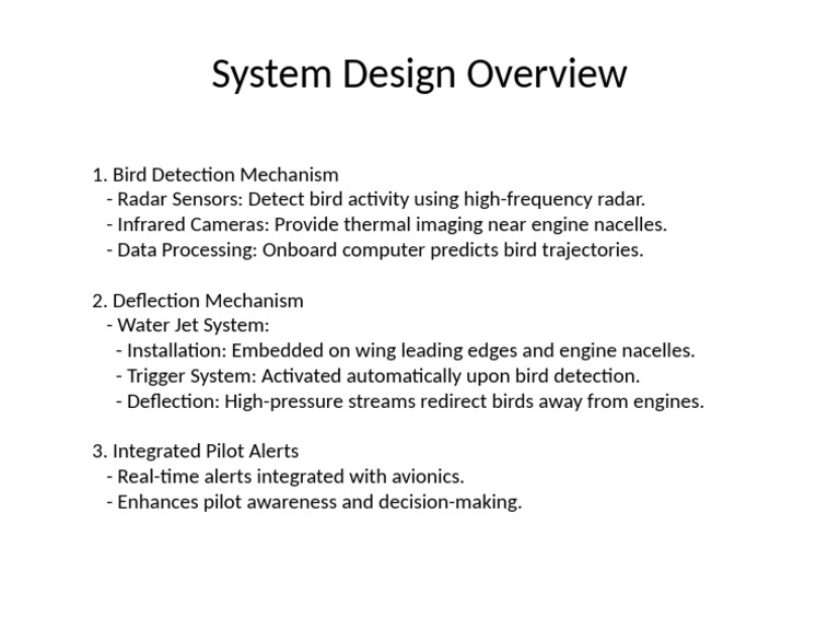 System Design Overview Slide | PDF