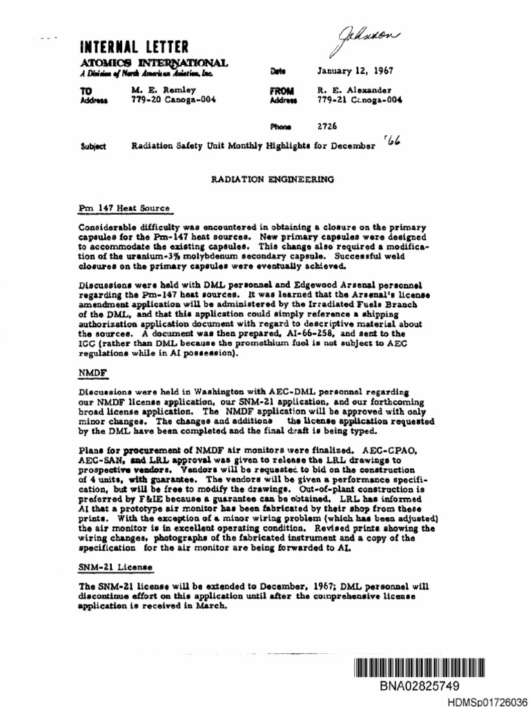 Ui Iu: Internal Lette R | PDF | Radioactive Contamination | Radiation ...