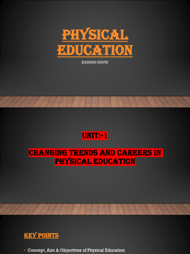 Trends in Physical Education Careers | PDF | Physical Fitness ...
