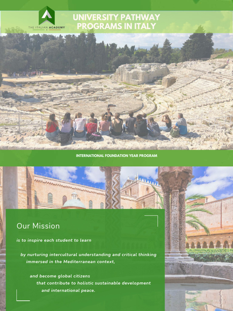 International Foundation Year in Italy | PDF | University And College ...