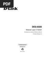 DES-6500 Series CLI Manual v2-00B20