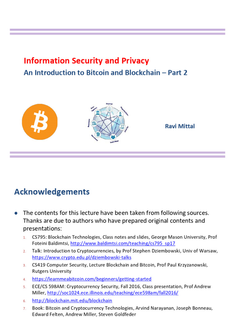 Bitcoin and Blockchain Fundamentals | PDF | Bitcoin | Currency