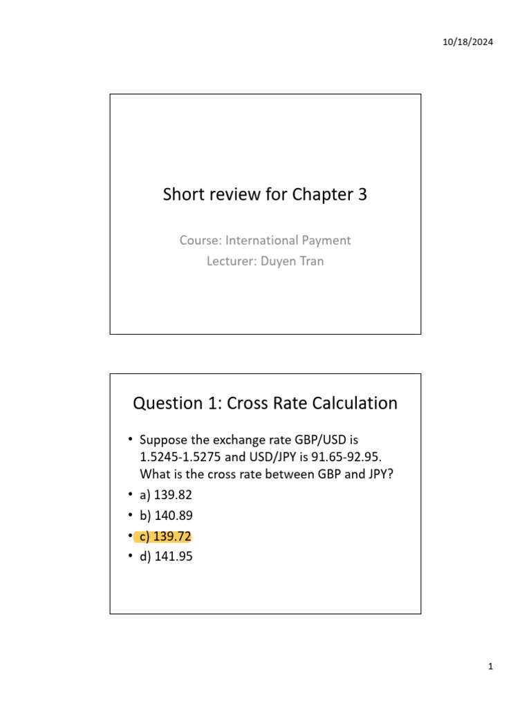 Forex - Questions - Quiz - English Updated | PDF | Option (Finance) | Hedge  (Finance)