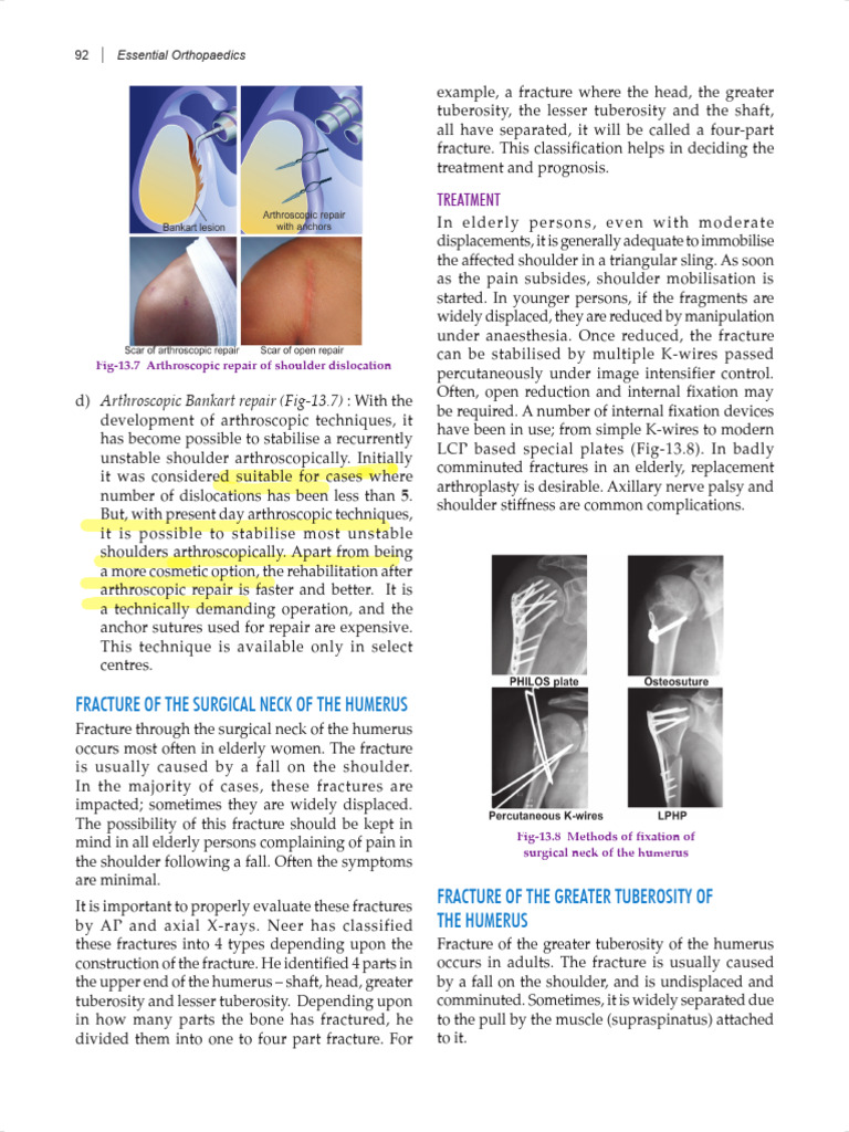 Shoulder Injuries and Humerus Fractures | PDF | Arm | Shoulder