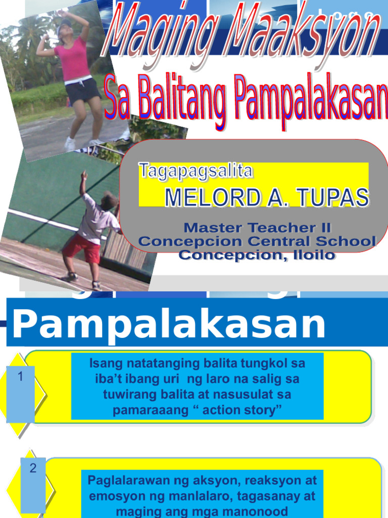 Sportswriting Filipino | PDF