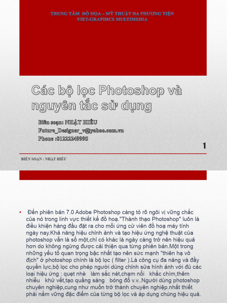 Cac Bo Loc | PDF