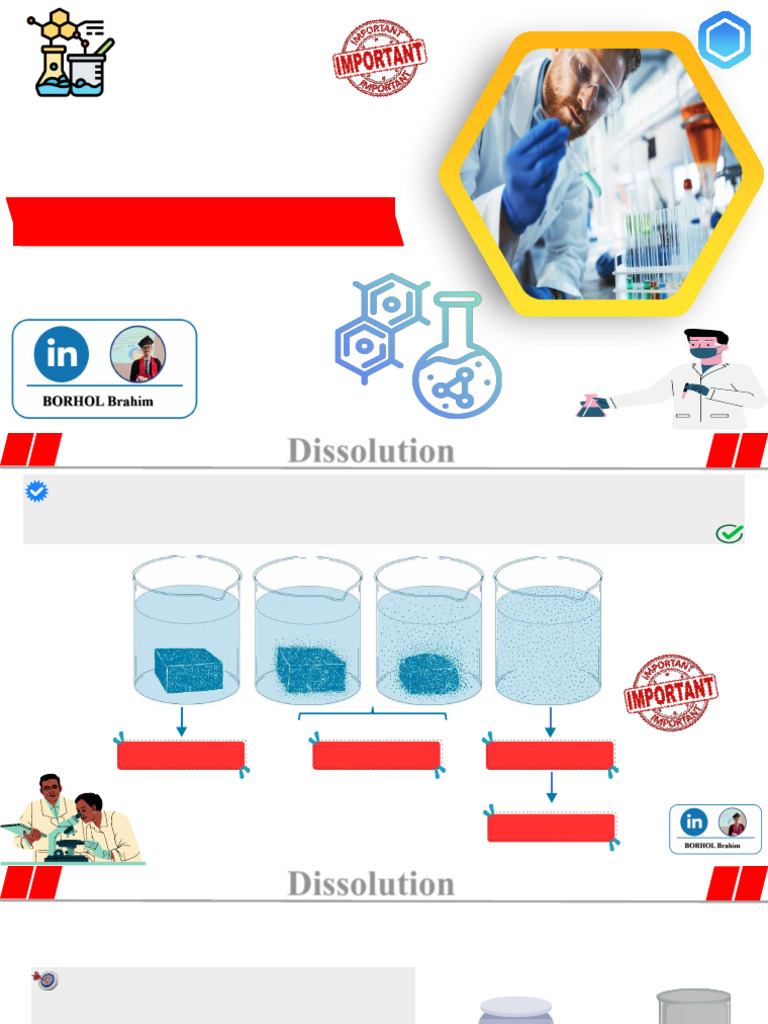 Étapes de la dissolution en chimie | PDF