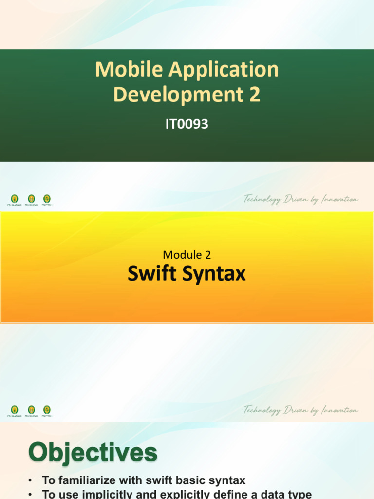 Swift Programming Language Syntax Guide | PDF | Integer (Computer ...