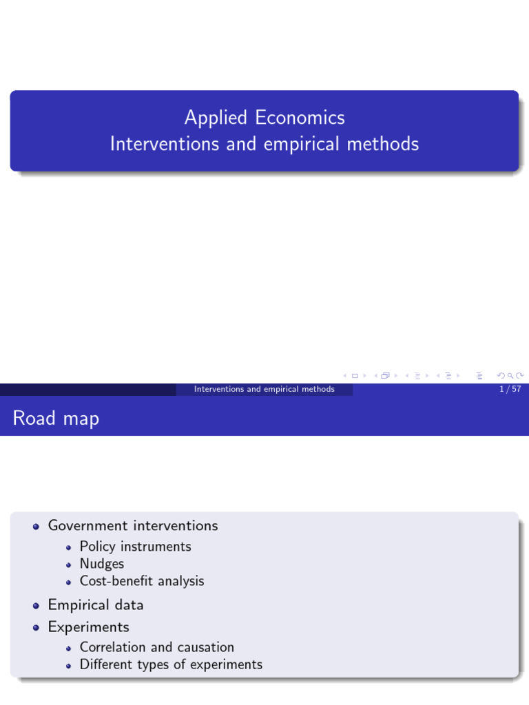 Interventions and empirical methods | PDF | Cost–Benefit Analysis ...