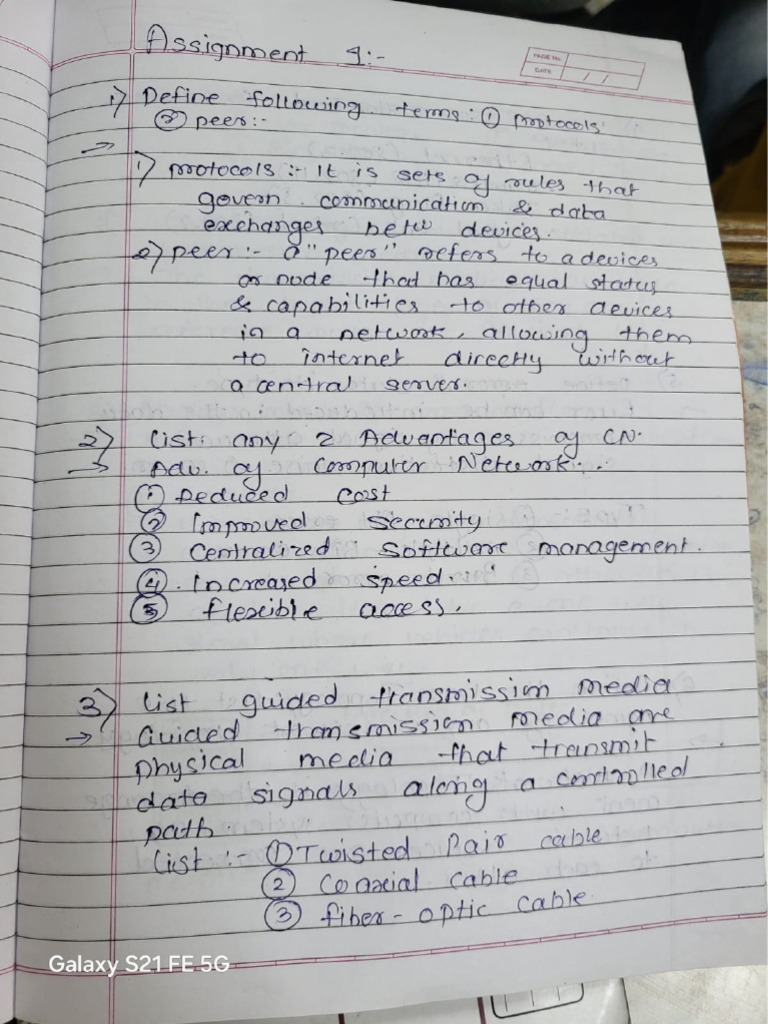 DCN Assignment | PDF