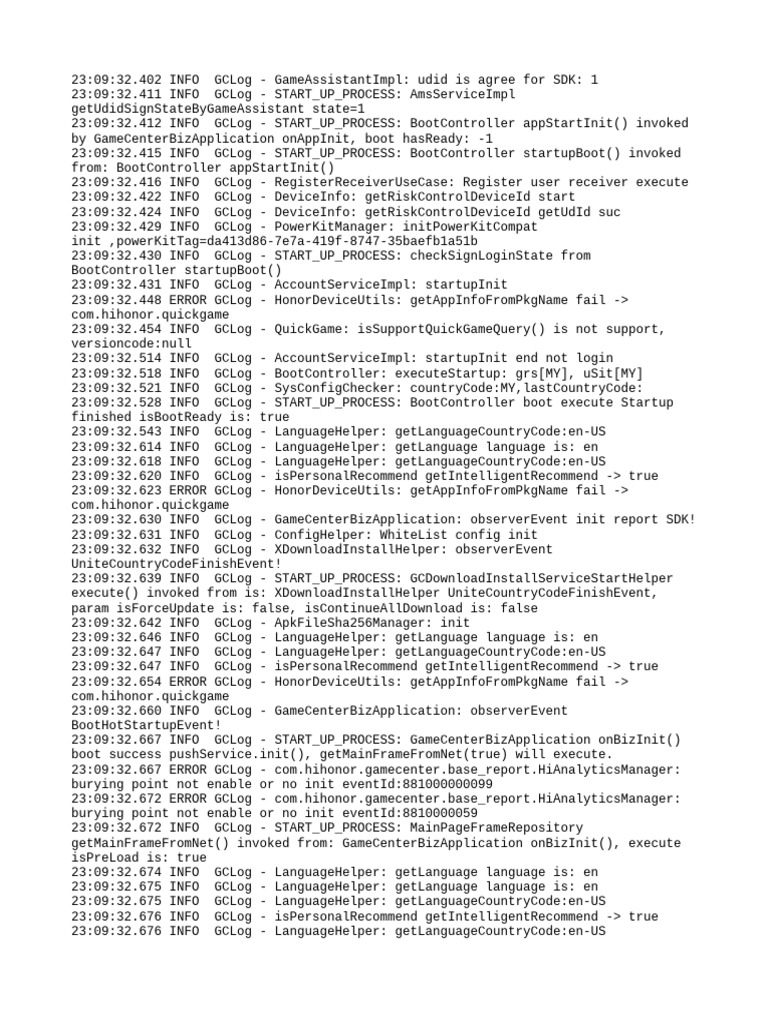 GameCenter Initialization Log Details | PDF | Computer Data | Network ...