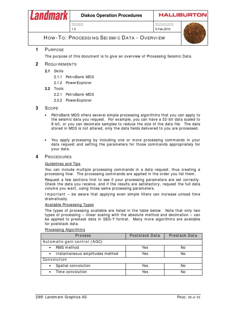 6 How To Processing Seismic Data - Overview | PDF | Teaching Methods ...