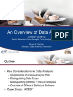 An Overview of Data Analysis