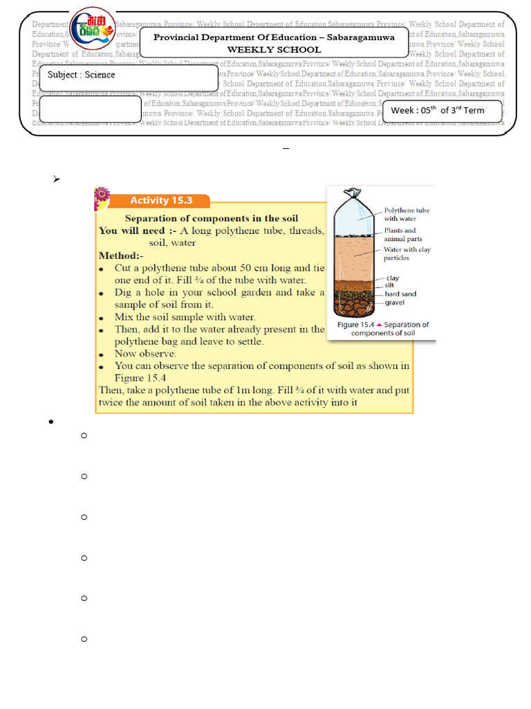 Soil Composition and Functions for Grade 7 | PDF | Soil | Organic Matter