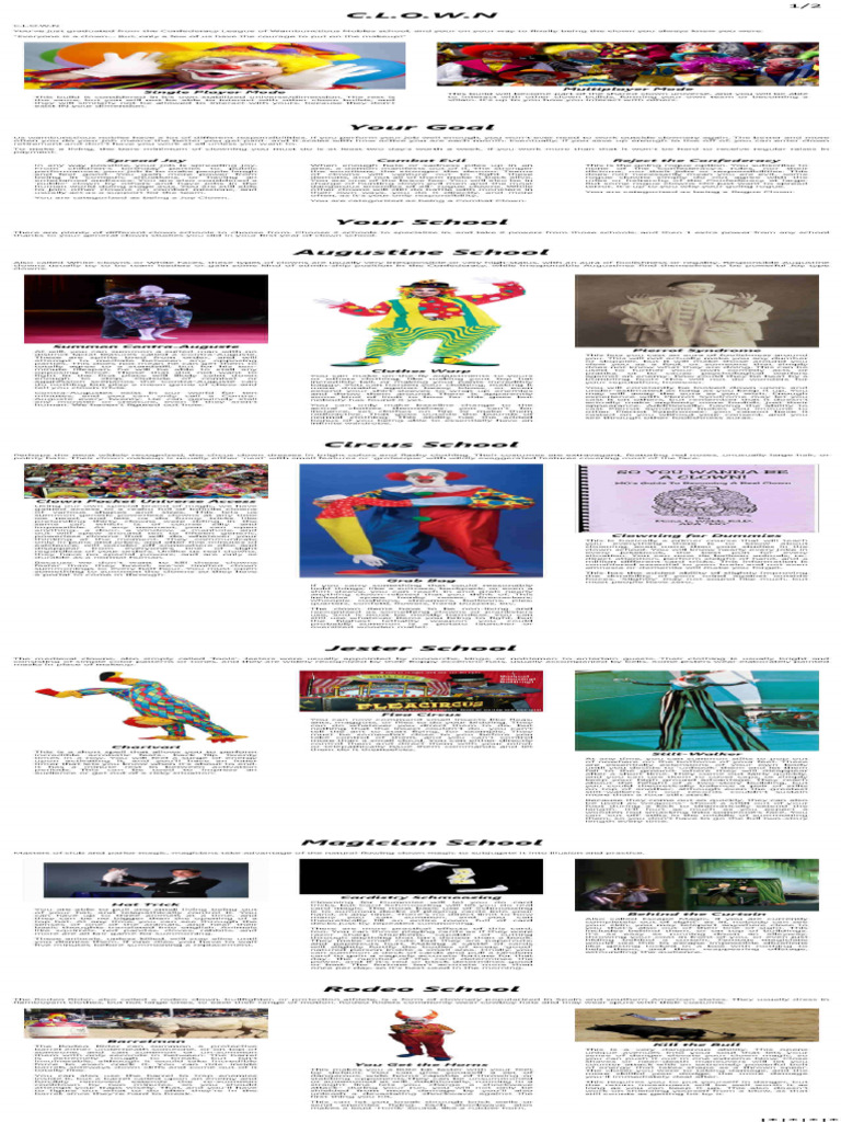 E_RPG_CYOA_CREATORS_# (Numbers & Symbols)_!٭!٭!٭!٭'s CYOAs_C.L.O.W.N ...