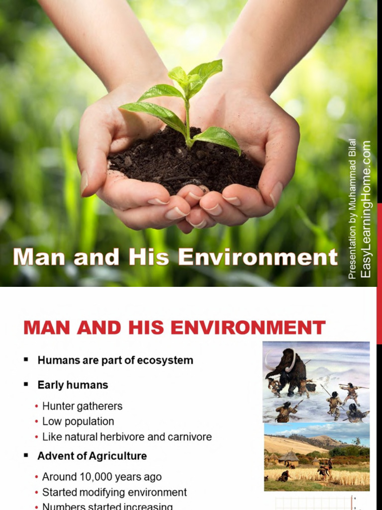 27 Man and His Environment | PDF