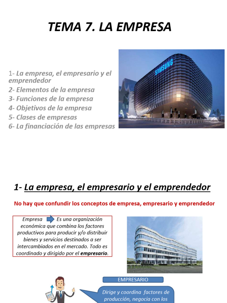 Empresa, Empresario y Emprendedor | PDF | Business | Iniciativa empresarial