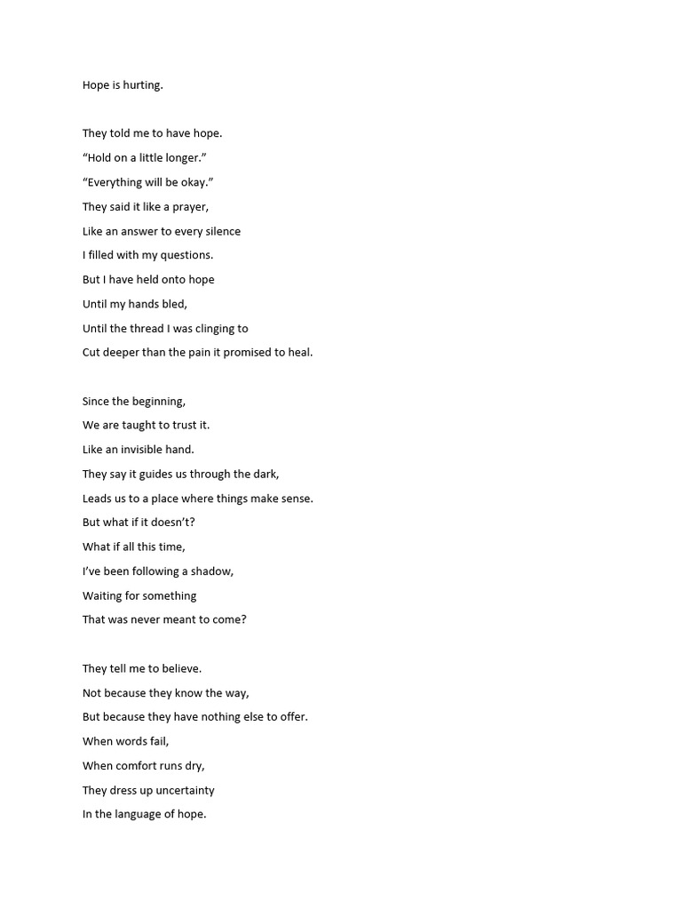 The Burden of False Hope | PDF