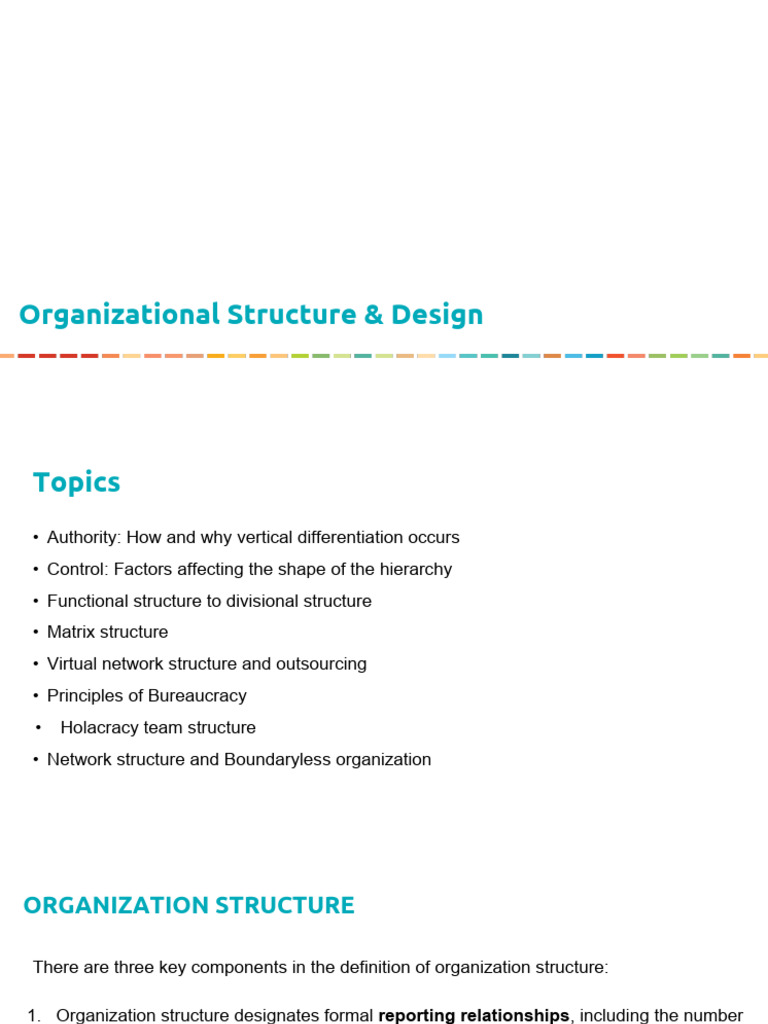 Understanding Organizational Structures | PDF | Organizational ...
