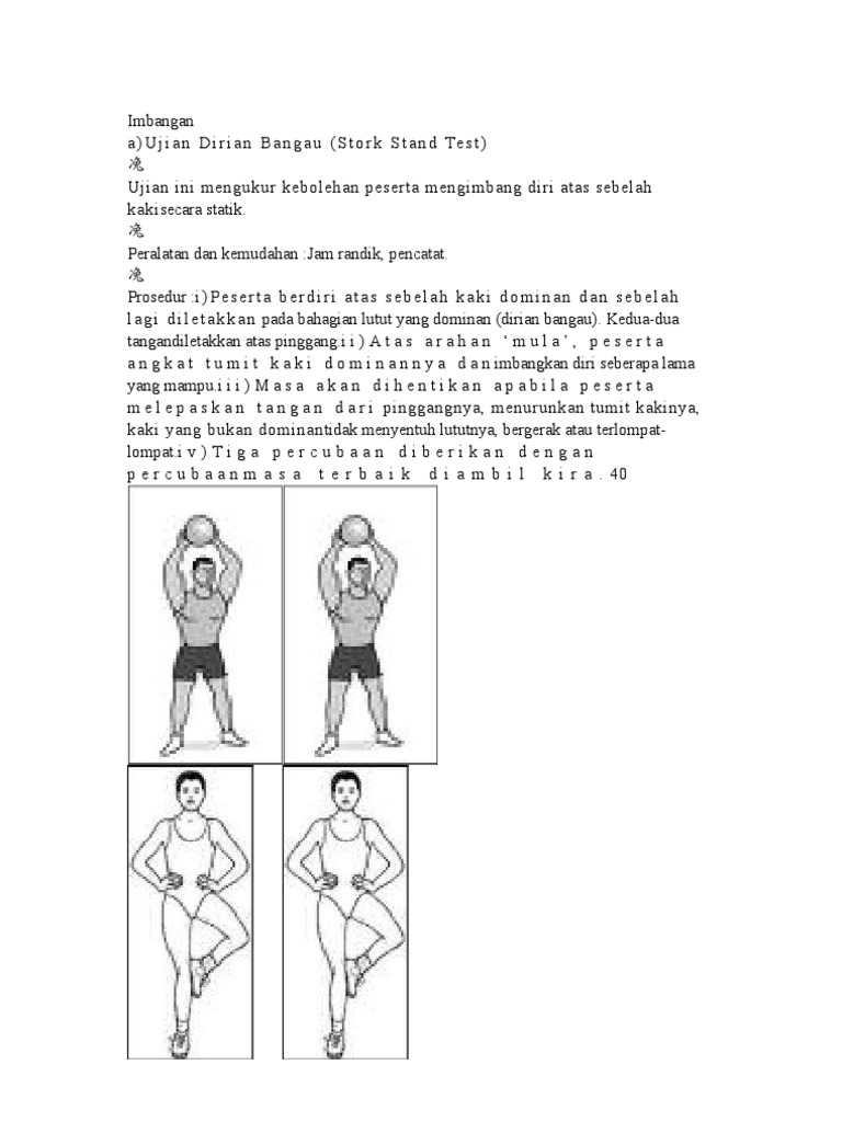 Ujian Imbangan Dirian Bangau Pdf