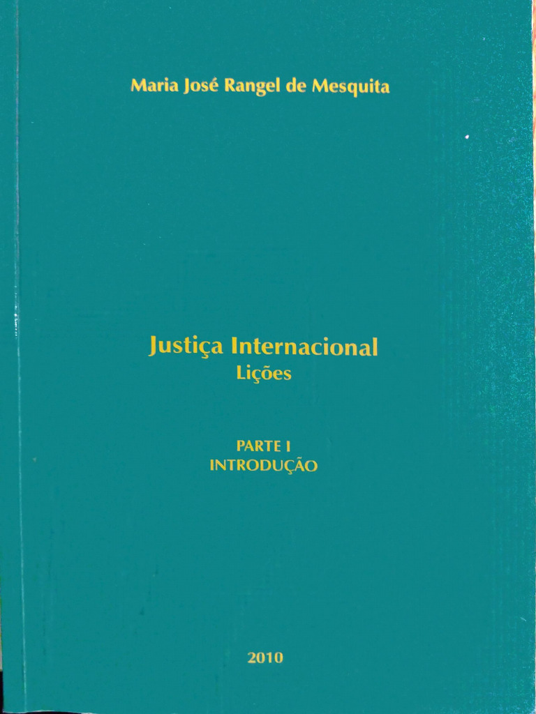 Justiça Internacional - Maria Jose Rangel - 123815 | PDF