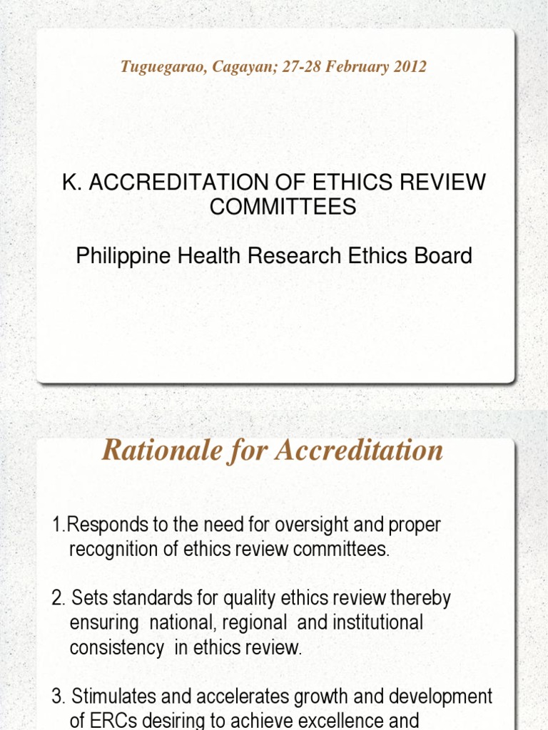 What Is Philippine Health Research Ethics Board? – EJZV