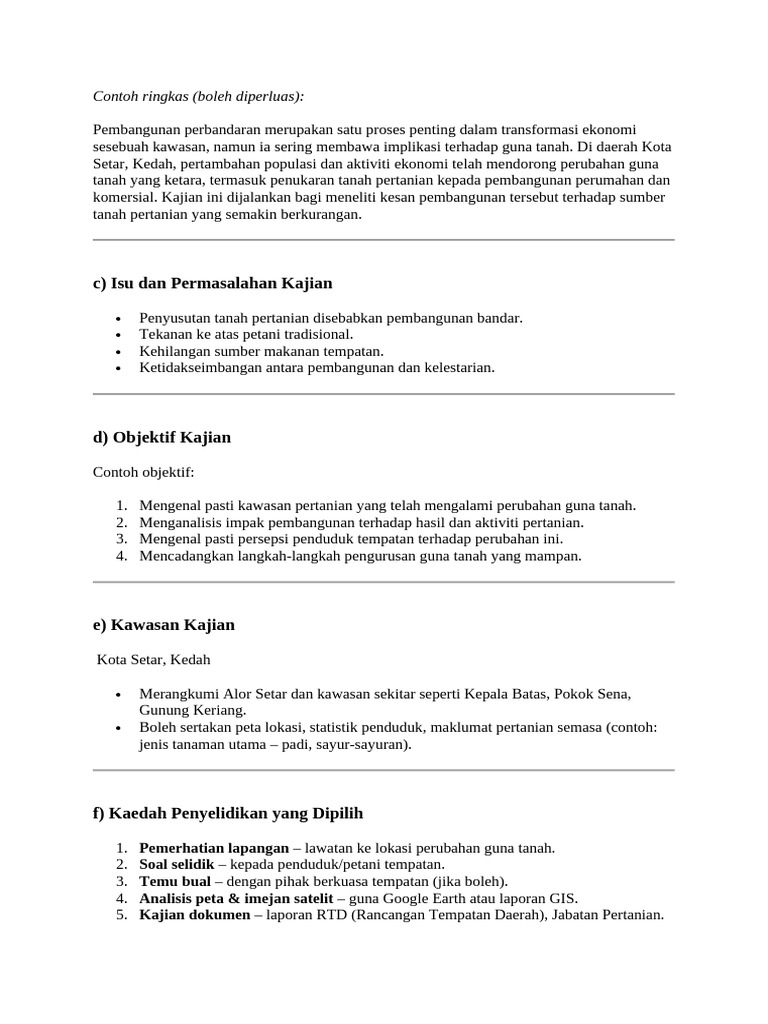 Kesan Pembangunan Perbandaran di Kedah | PDF