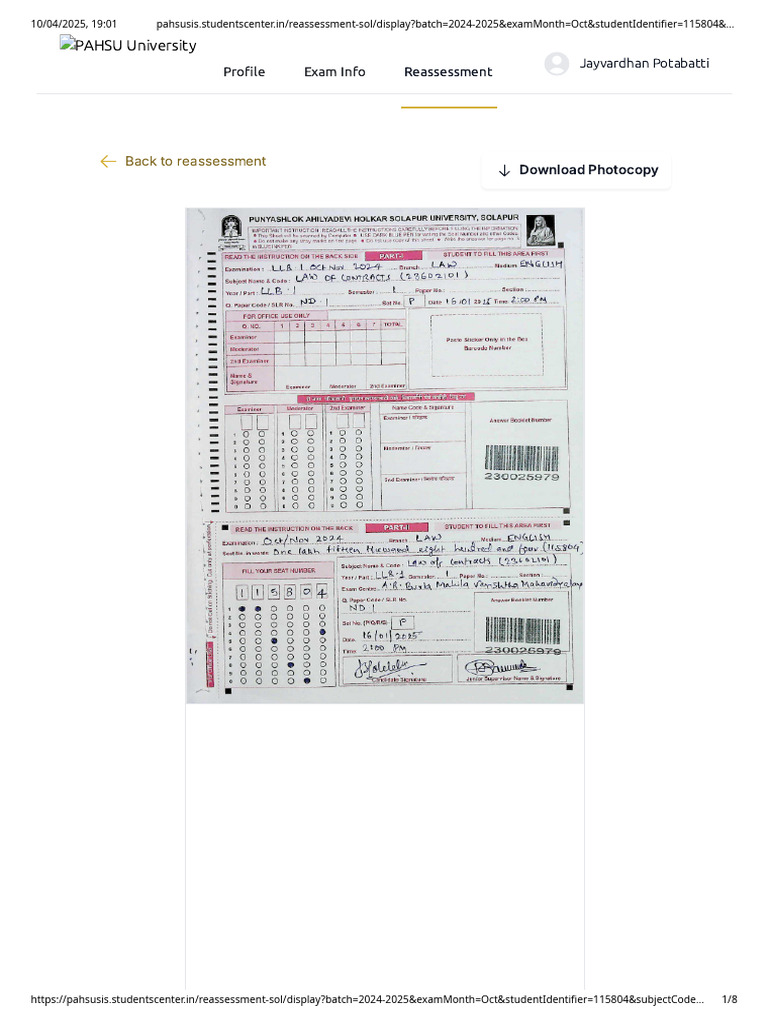 Law of Contracts (Photocopy) | PDF