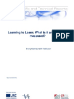 Learning To Learn What Is It and Can It Be Measured - Ver5