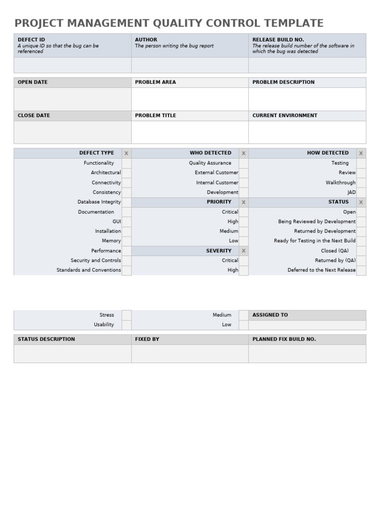 IC Project Management Quality Control 11145 | PDF | Software Bug ...