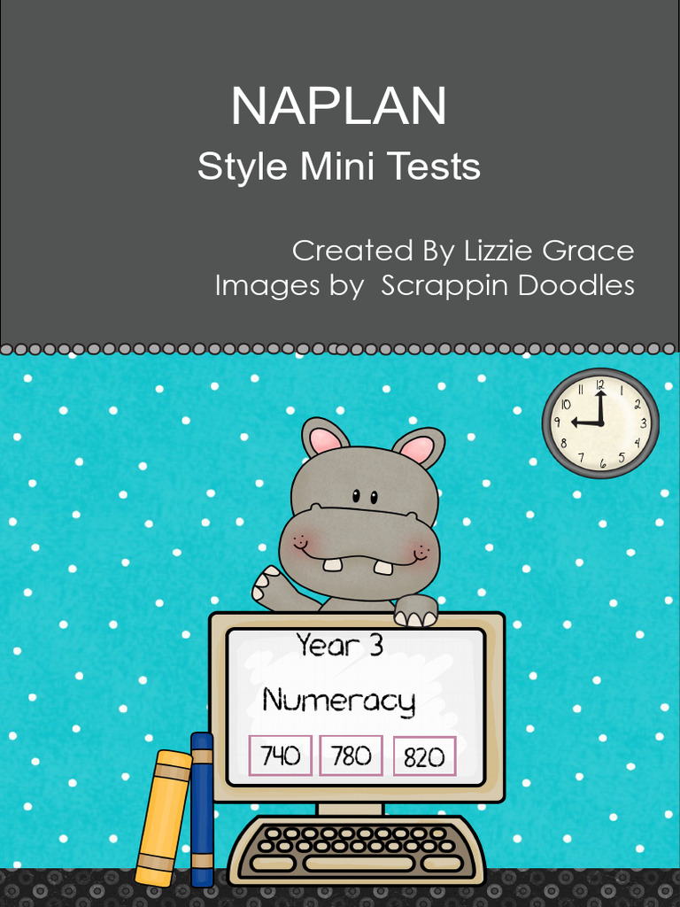 Year 3 NAPLAN Numeracy Practice Test | PDF | Qualifications | Schools