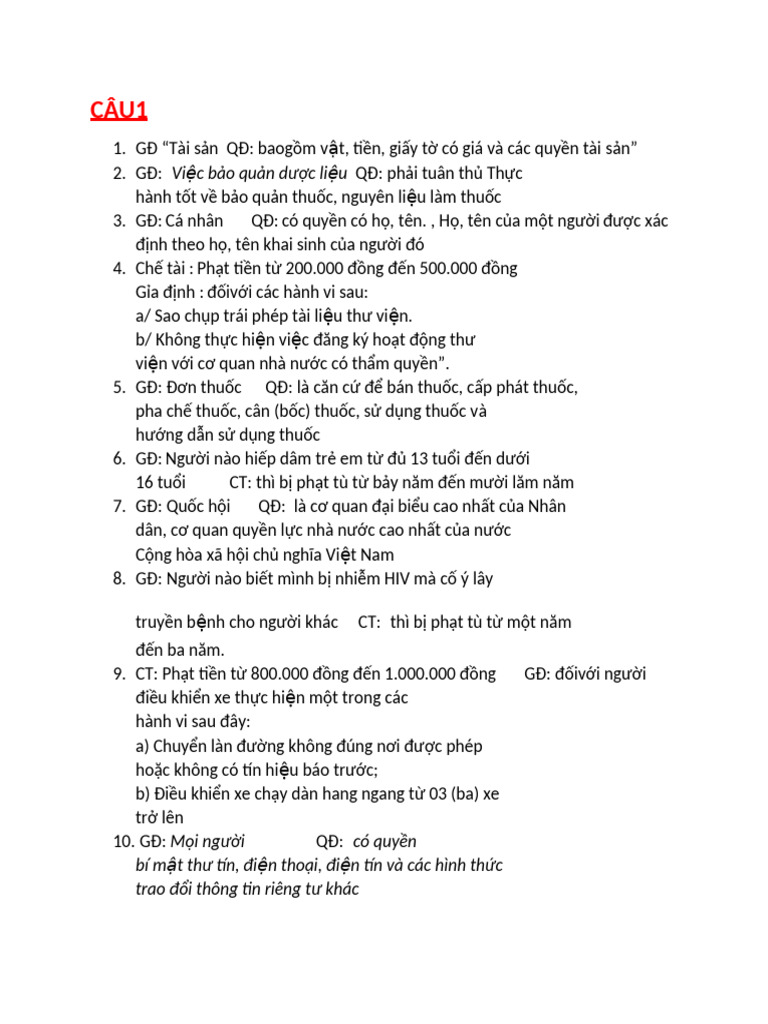 Traloi 123 | PDF