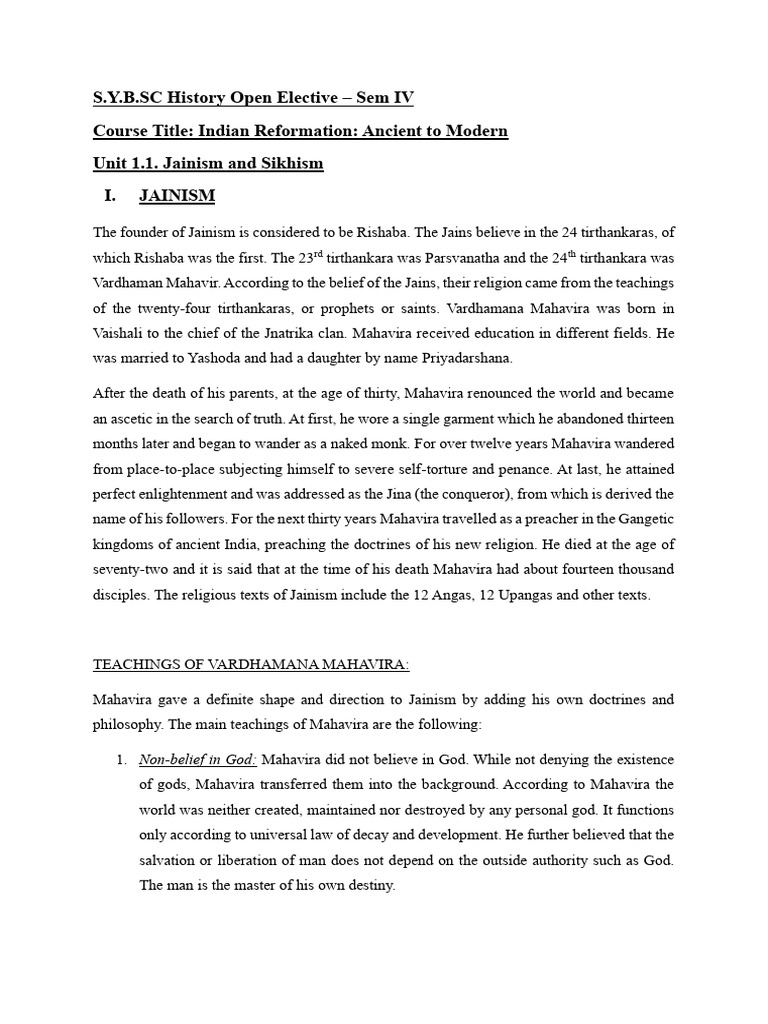 Teachings of Mahavira and Buddha | PDF | Noble Eightfold Path | Four ...