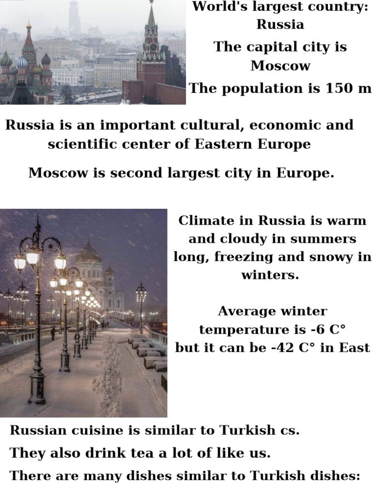 World S Largest Country Russia Pdf