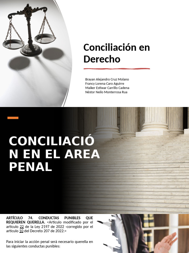 CONCILIACIÓN | PDF | Justicia | Crimen y violencia