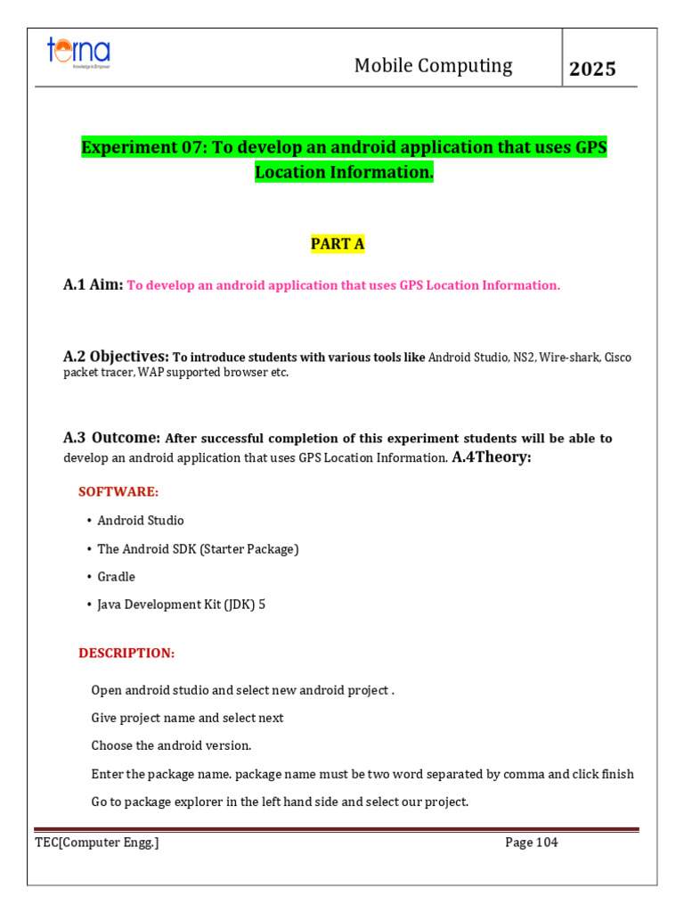 B36 Exp7 | PDF | Android (Operating System) | Java (Programming Language)