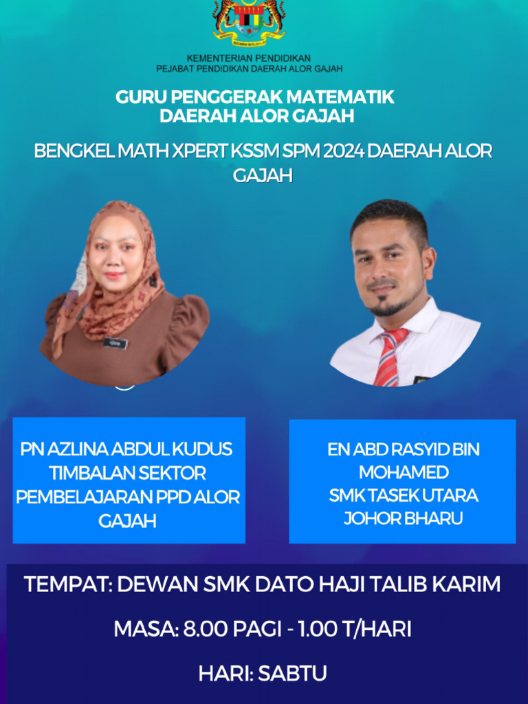 Poster Bengkel Math | PDF