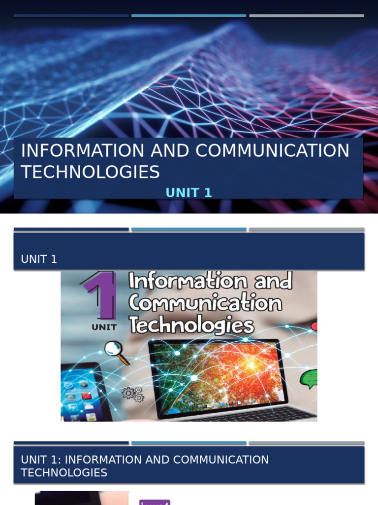 Information and Communication Technologies | PDF | Digital Technology ...