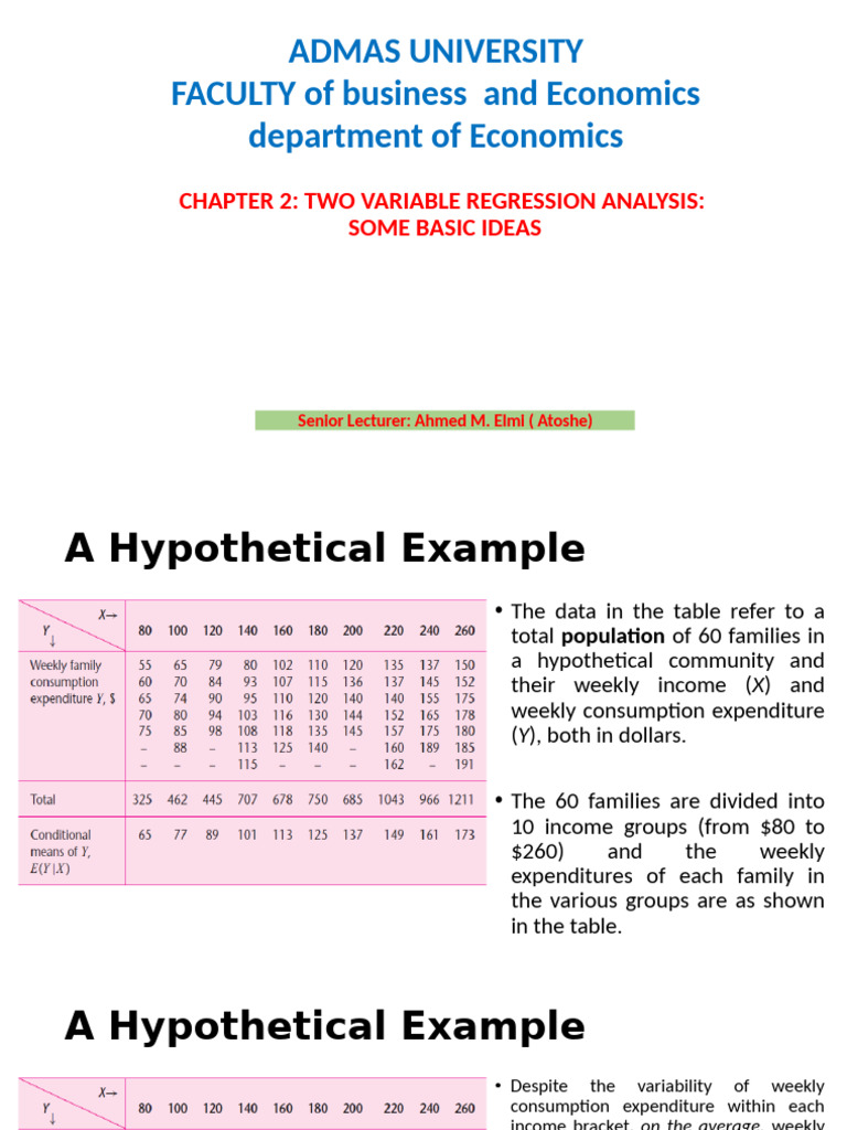 CH 03 Two Variable Re. Analysis | PDF | Linear Regression | Regression ...