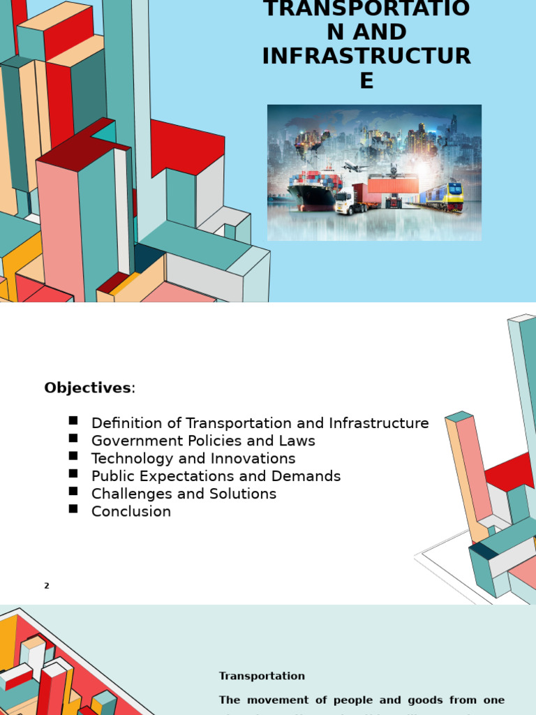 Transportation and Infrastructure Overview | PDF | Transport ...