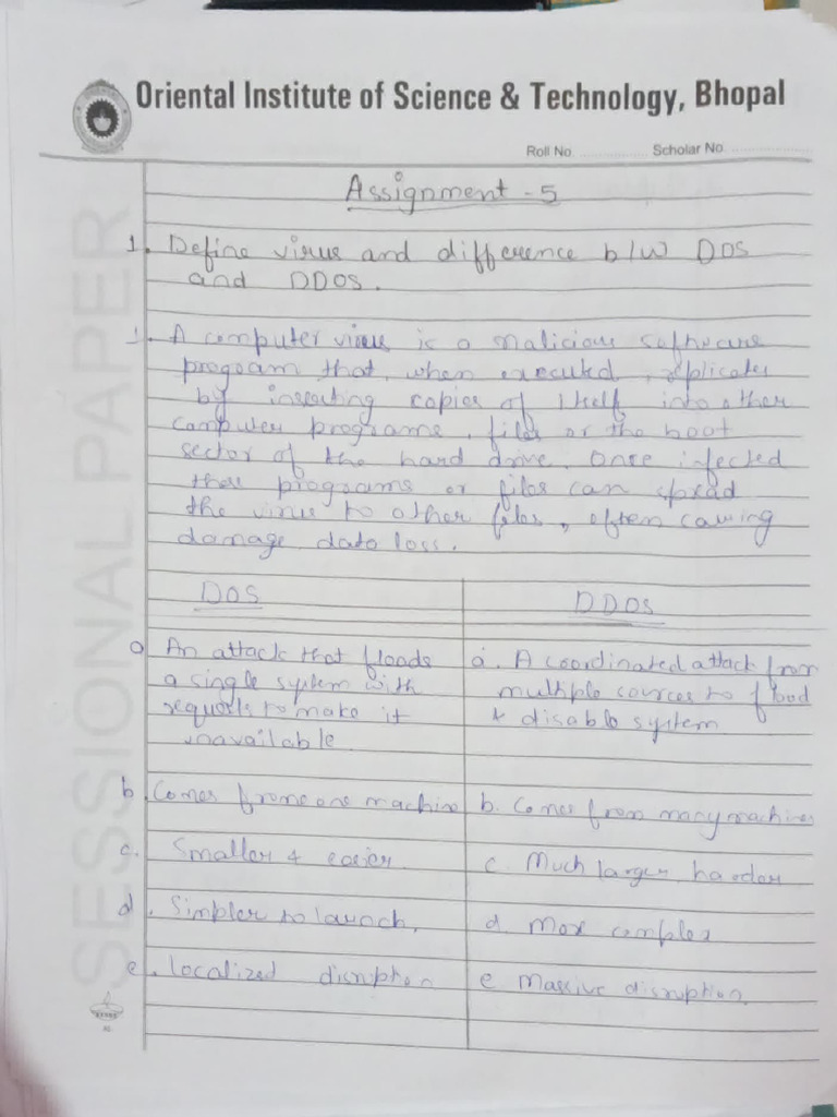Information Security Assignment 5 | PDF