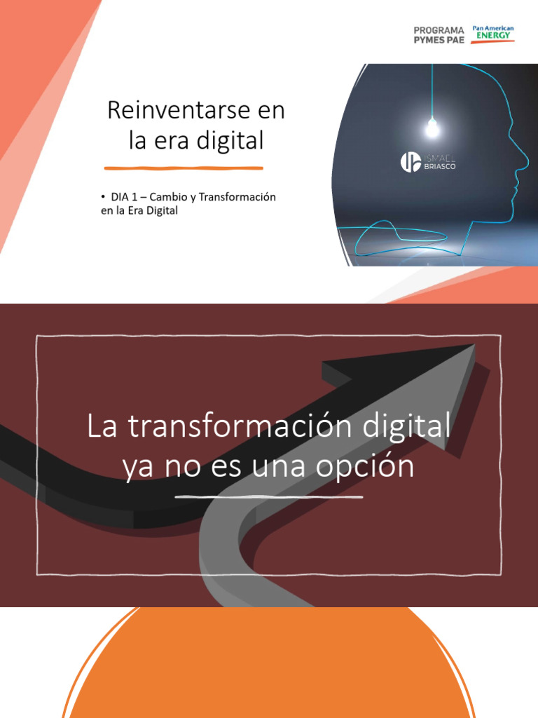 Reinventarse - Cambio y Transformación en La Era Digital - PAE | PDF