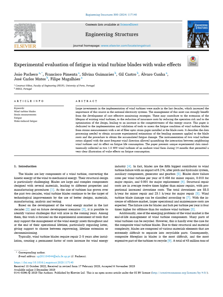 Fatigue Evaluation of Wind Turbine Blades | PDF | Wind Turbine | Turbine