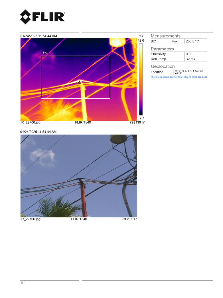 Thermal Imaging Data Report | PDF