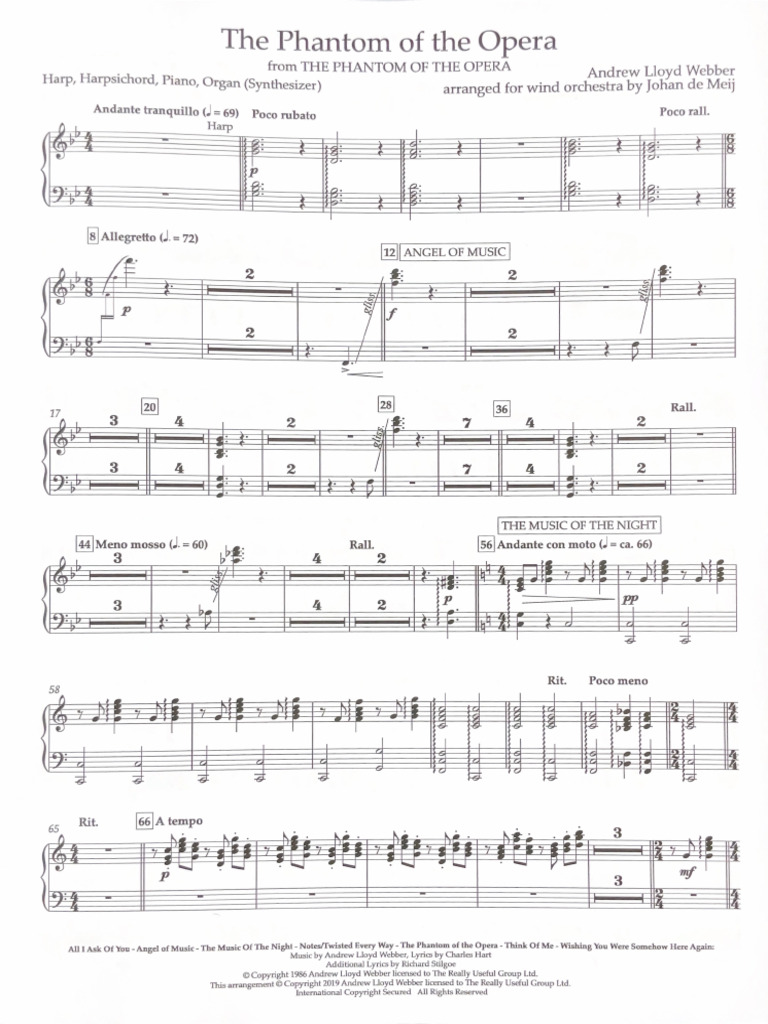 Phantom Piano Part | PDF