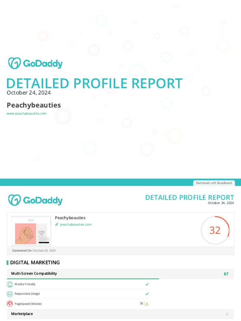 Peachybeauties SEO & Marketing Report | PDF | Search Engine ...