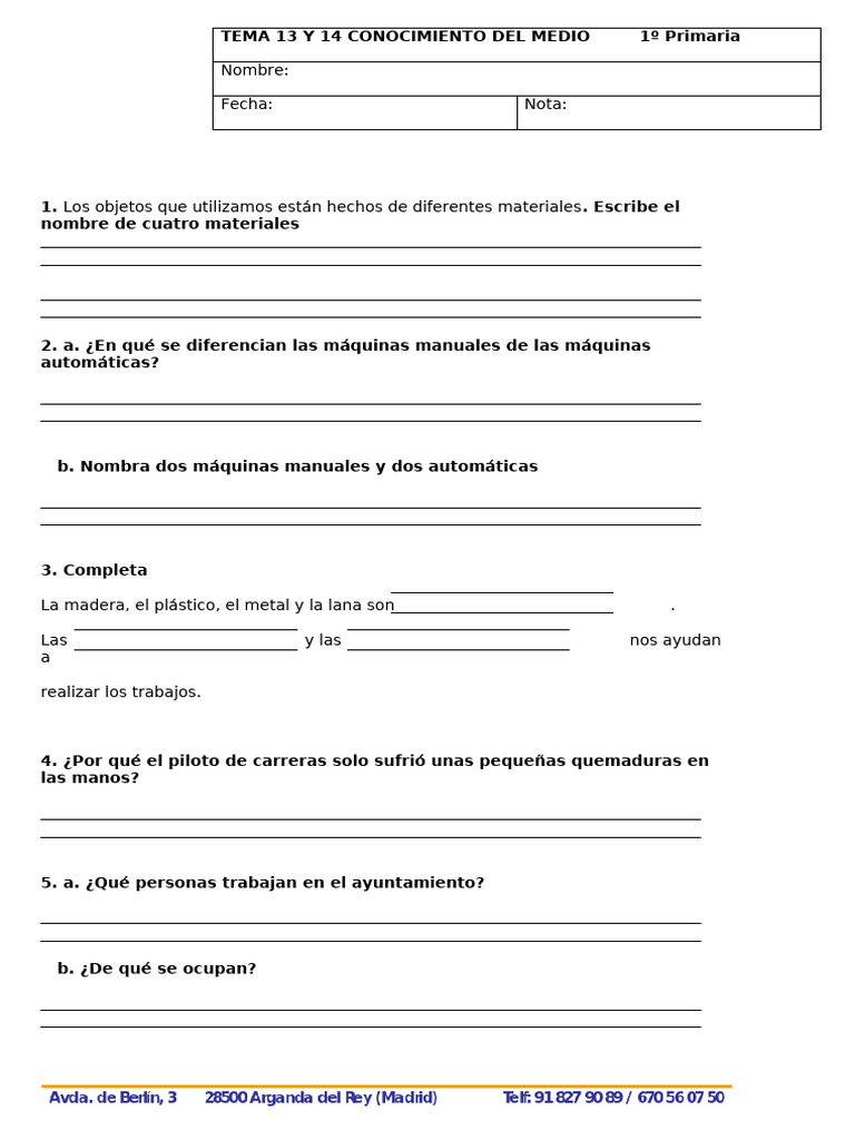 CONTROL CONOT. 13 y 14 | PDF